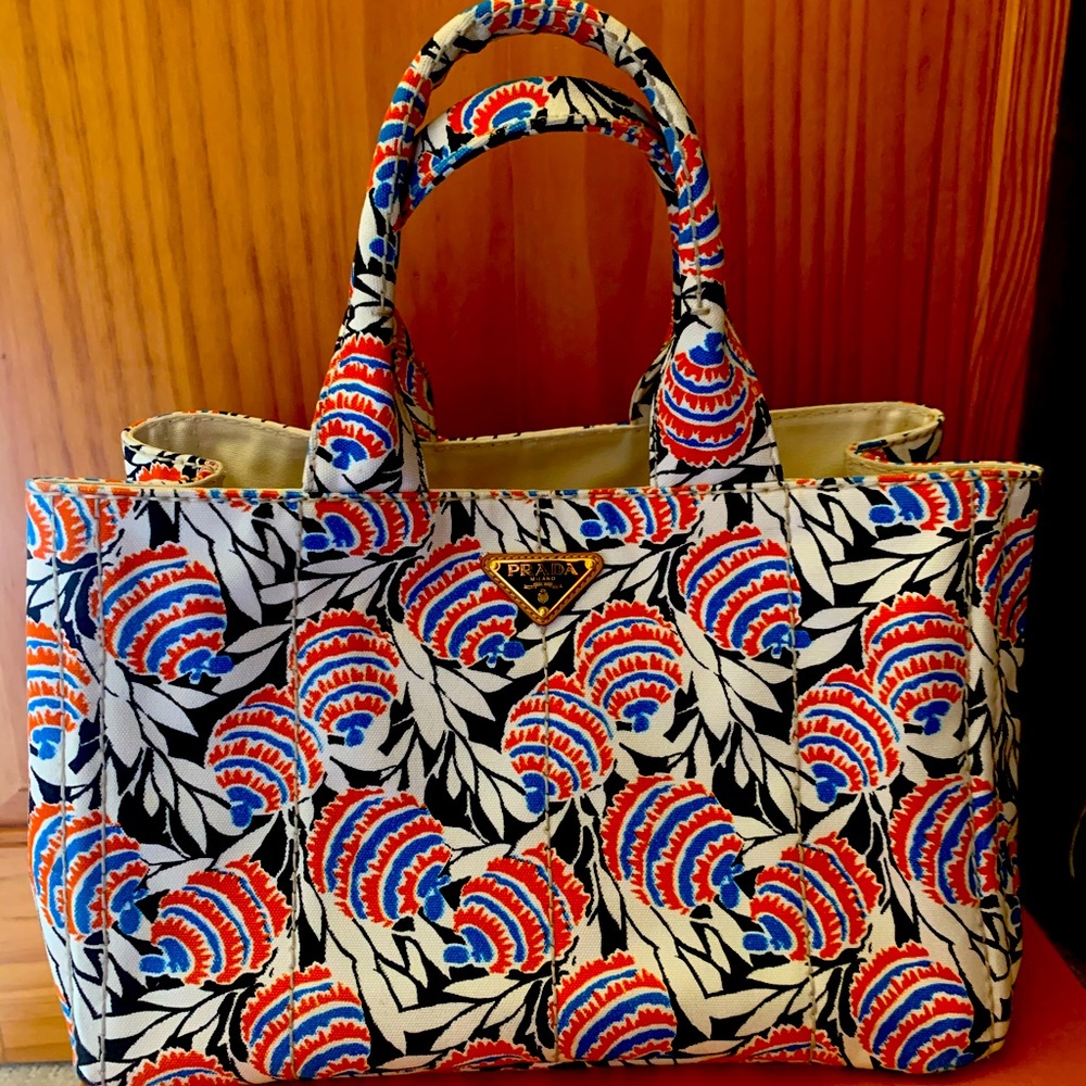 Prada Limited Edition Large Canvas Bag!